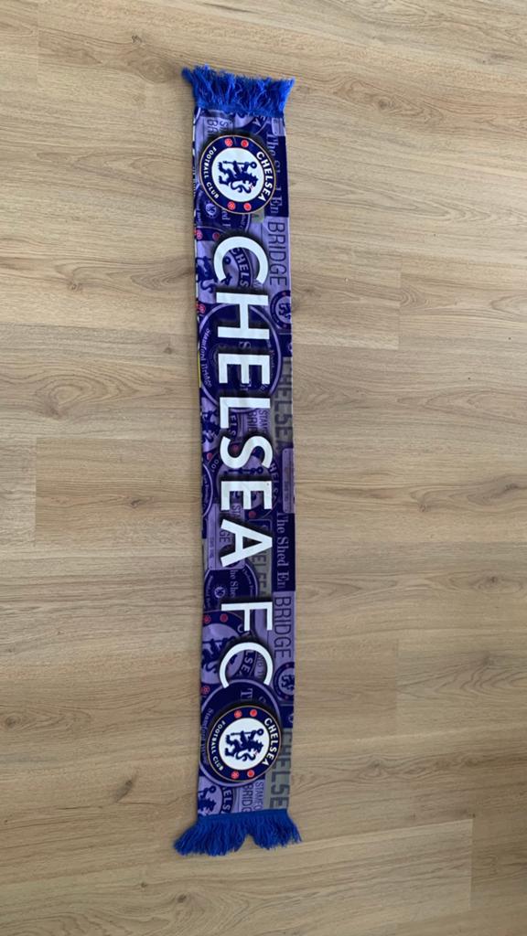 Chelsea sjaal Stamford Bridge supporterssjaal, Ophalen of Verzenden, Zo goed als nieuw, Buitenlandse clubs, Vaantje of Sjaal