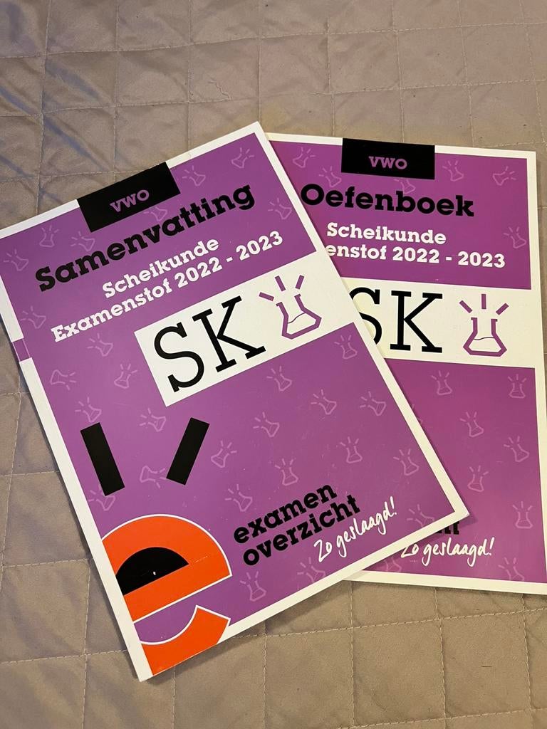 Samenvatting/oefenboek Scheikunde VWO, Ophalen of Verzenden, Beta, Zo goed als nieuw