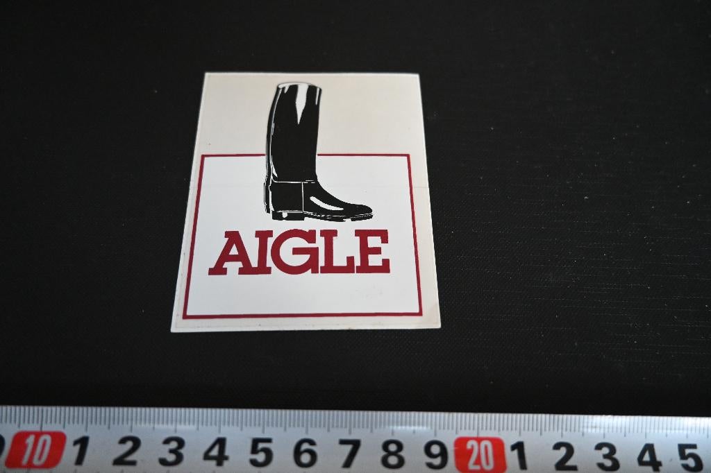 sticker Transparant AIGLE, Ophalen, Zo goed als nieuw