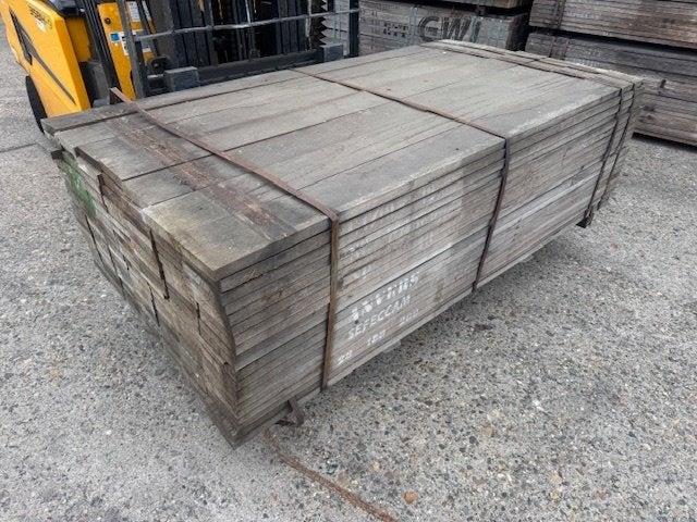 Pakket hardhouten planken 200x15x3cm ( 140 stuks), Tuin en Terras, Ophalen, Planken, Nieuw, Hardhout