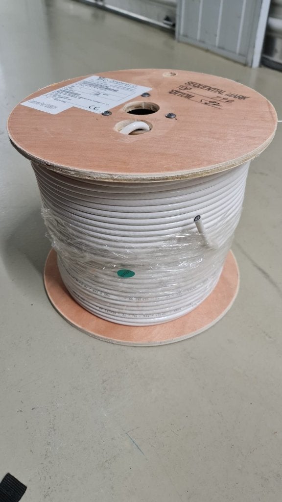 3 rollen C9 coax montagekabel van 200 meter per rol, Ophalen of Verzenden, Nieuw, 10 meter of meer, Coaxiale kabel