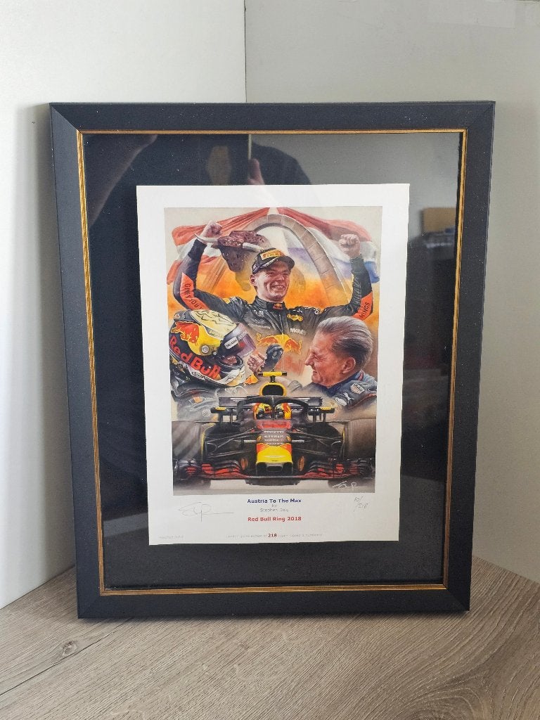 Red Bull Max Verstappen Red Bull Austria 2018; reproductie., Ophalen of Verzenden, Zo goed als nieuw, Formule 1