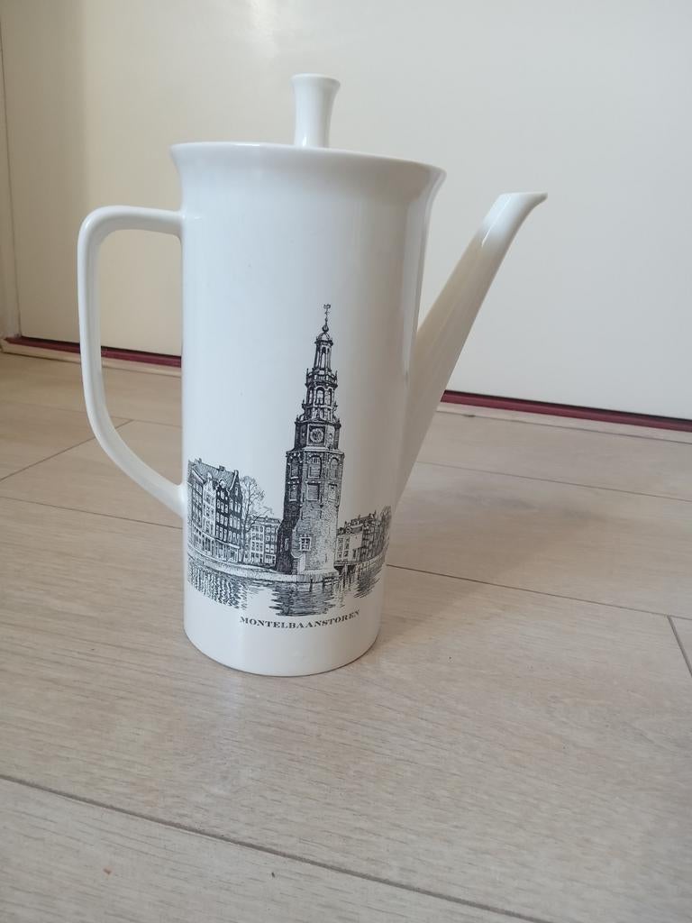 Villeroy & Boch koffiekan Westertoren Amsterdamse grachten, Antiek en Kunst, Ophalen of Verzenden