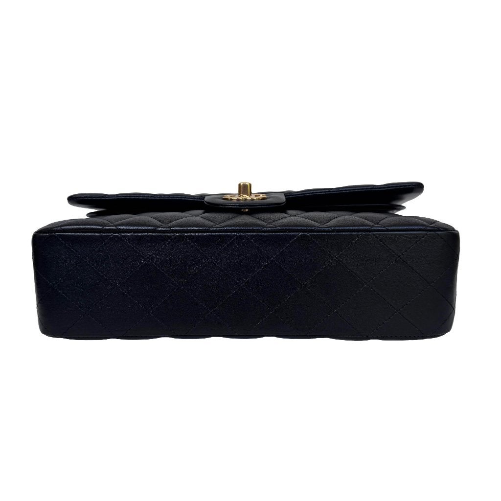 Chanel authentiek handtas crossbody schouder lamsleer zwart image 7