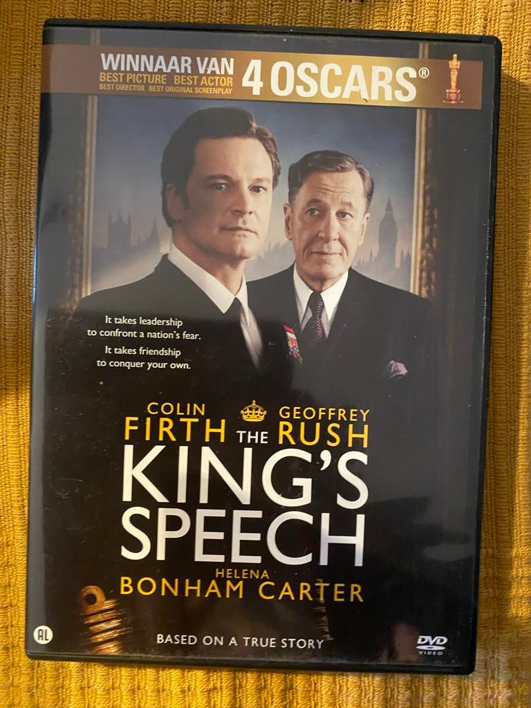 The King's Speech DVD - Winnaar van 4 Oscars, Vanaf 9 jaar, Ophalen of Verzenden, Gebruikt, Waargebeurd drama