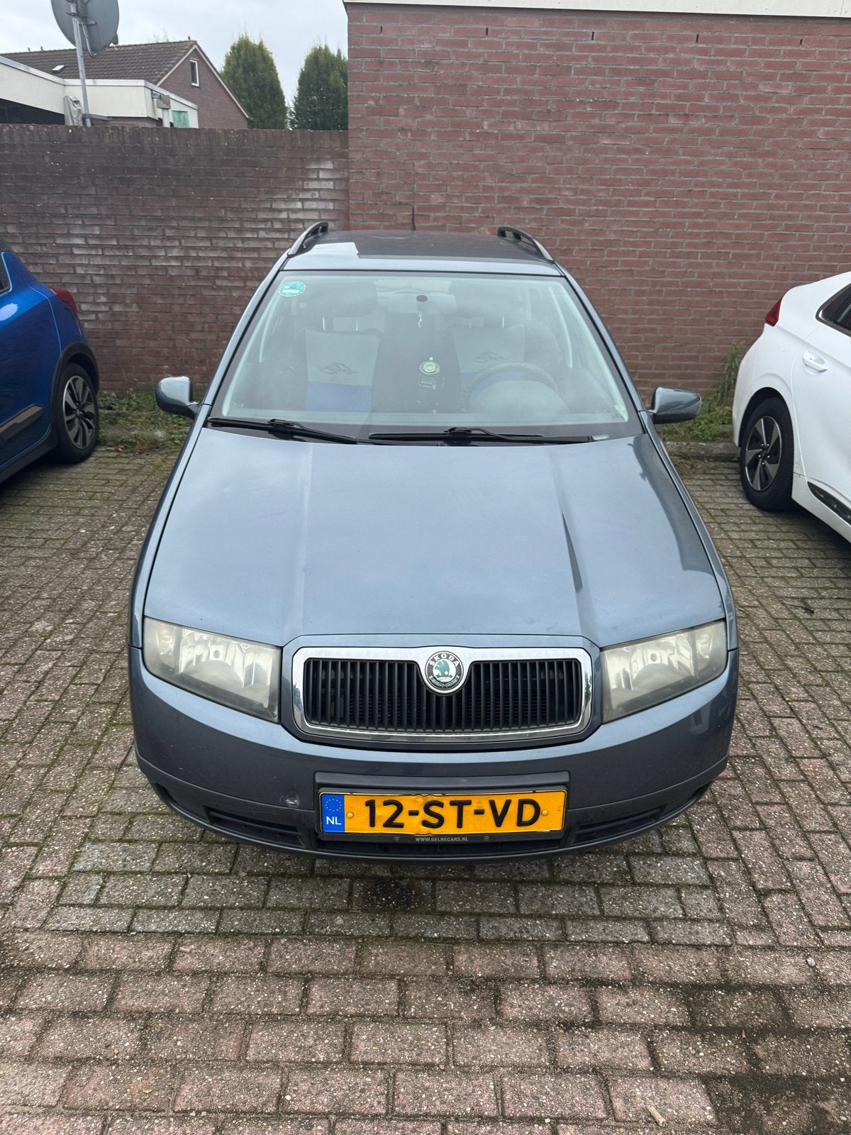 Skoda Fabia 1.4 Combi 55KW 2006 Grijs, Auto's, Voorwielaandrijving, 74 pk, 4 cilinders, 1070 kg