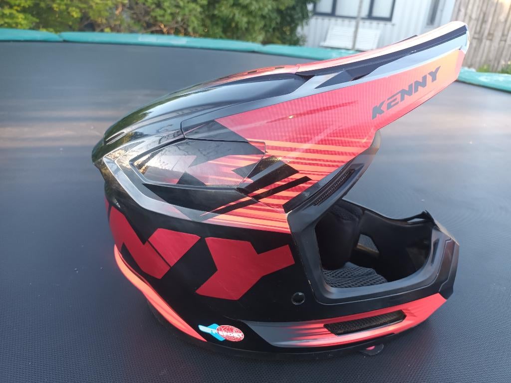 Te koop Kenny crosshelm en crosslaarzen, XS, Offroadhelm, Kinderen, Tweedehands