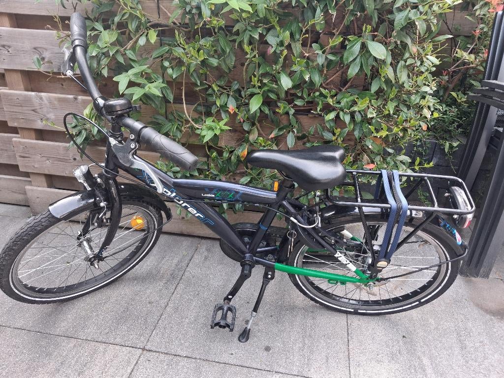 Loeki jongensfiets 20 inch, Terugtraprem, Gebruikt, Handrem, 20 inch