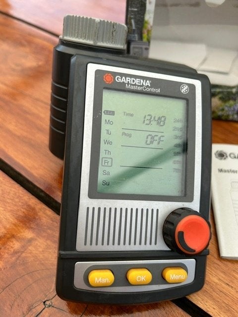 Sproeicomputer Gardena MasterControl, Tuin en Terras, Bewateringscomputers, Ophalen, Zo goed als nieuw
