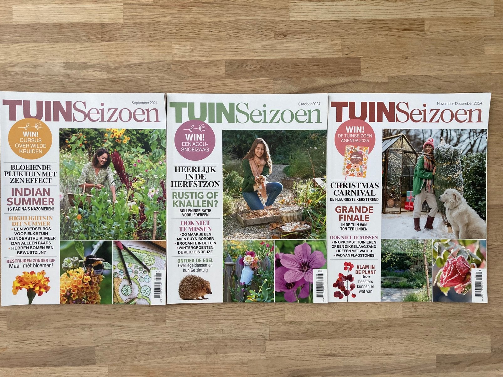Tuinseizoen tuintijdschrift nov, okt & nov/dec 2024, Ophalen, Zo goed als nieuw, Wetenschap en Natuur