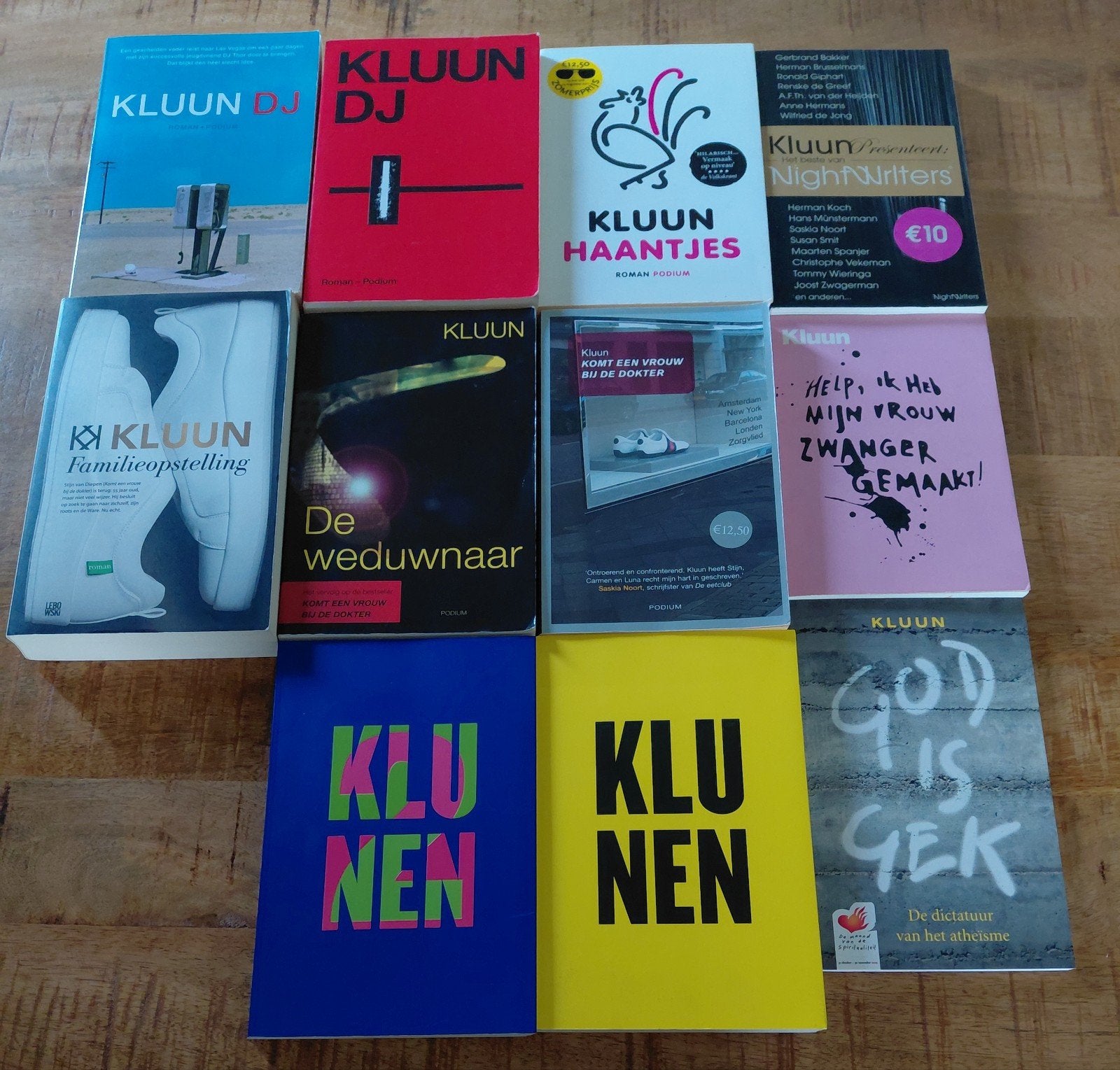 Kluun boeken collectie - 11 stuks - goede staat, Ophalen of Verzenden, Gelezen, Kluun, Nederland