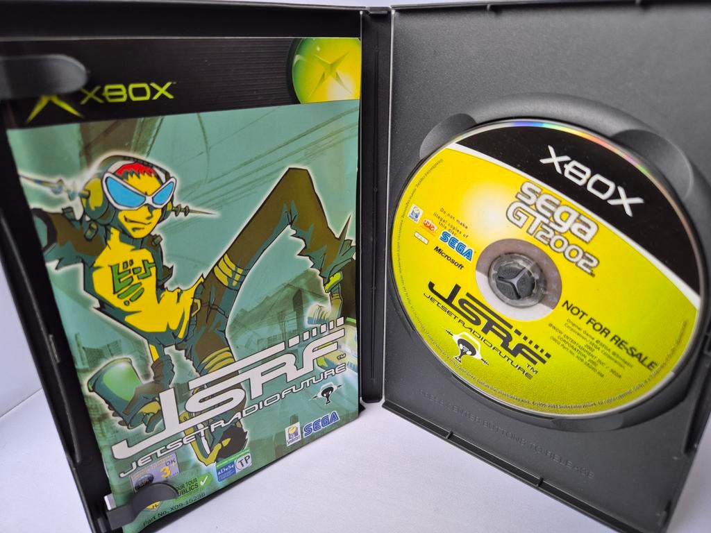 JSRF Jet Set Radio Future + Sega GT 2002 met boekje XboX, 1 speler, Ophalen of Verzenden, Zo goed als nieuw, Vanaf 3 jaar