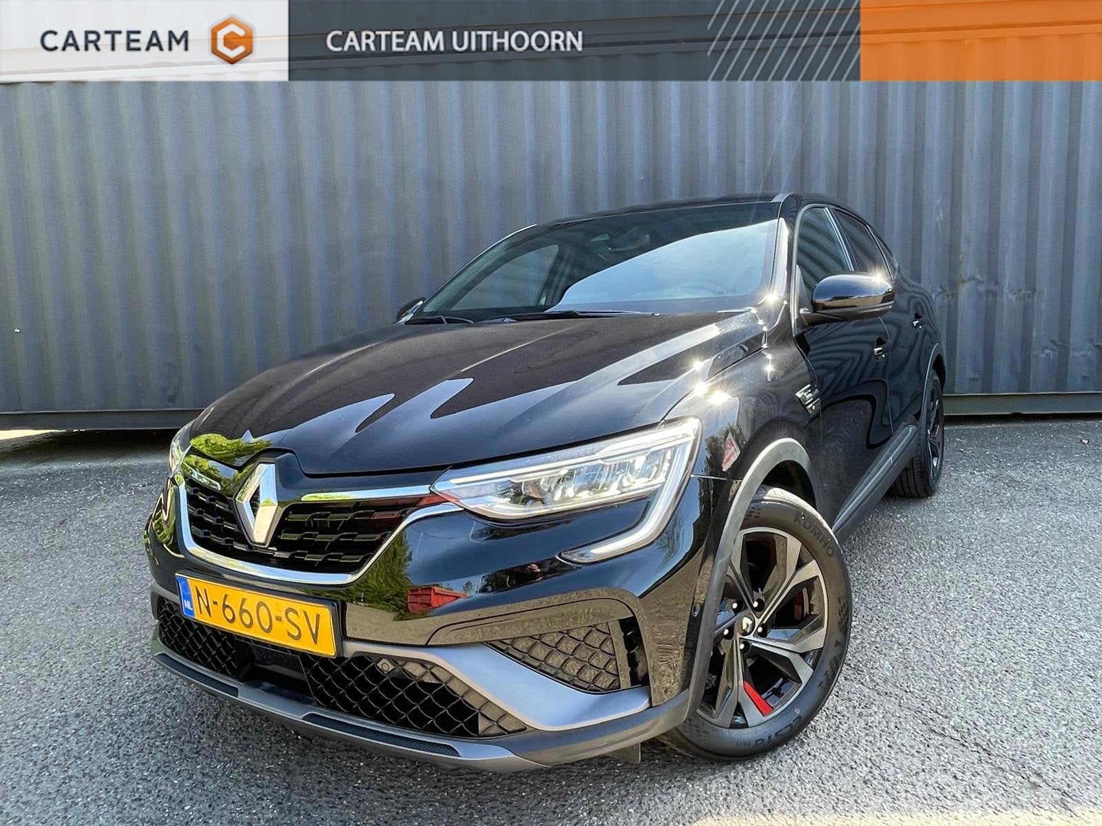 Renault Arkana 1.6 E-Tech Hybrid 145 R.S. Line, Full Options, Auto's, Gebruikt, 4 cilinders, Met garantie (alle), Zwart