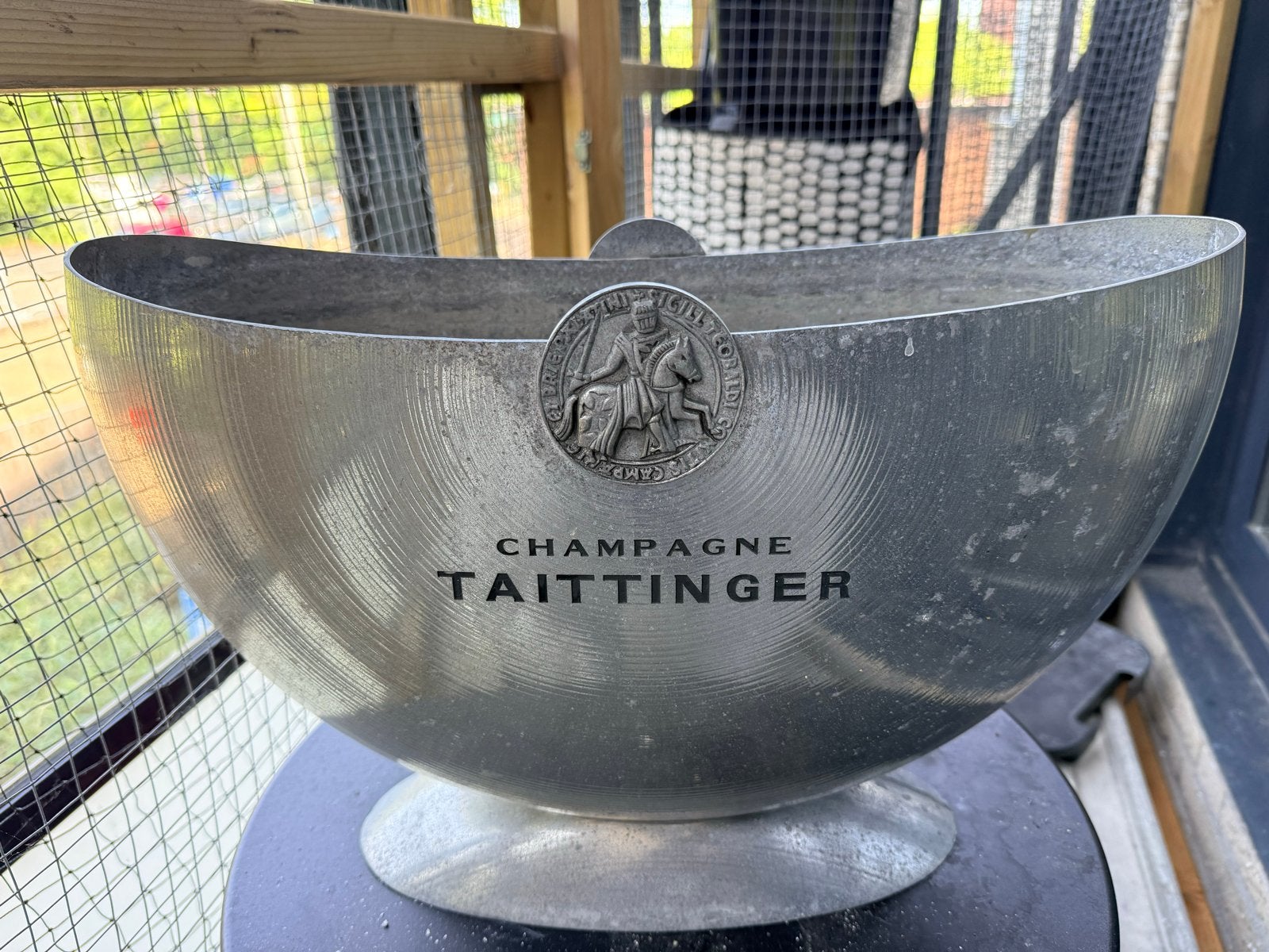 Vintage Champagne Taittinger ijsemmer / wijnkoeler, Antiek en Kunst, Ophalen of Verzenden