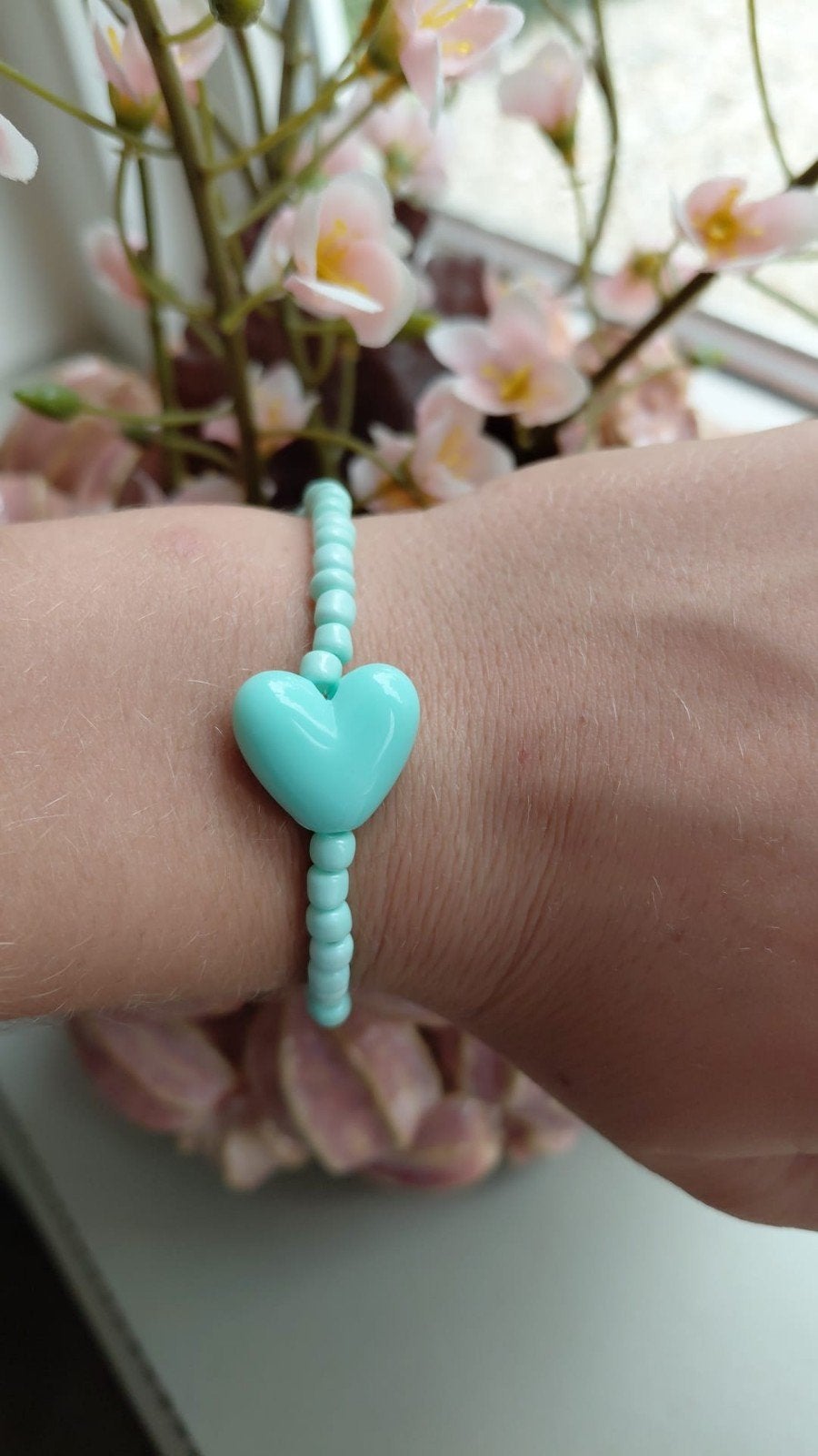 Leuk groen armbandje voor tieners, Sieraden, Tassen en Uiterlijk, Armbanden, Kunststof of Plastic, Nieuw, Ophalen of Verzenden