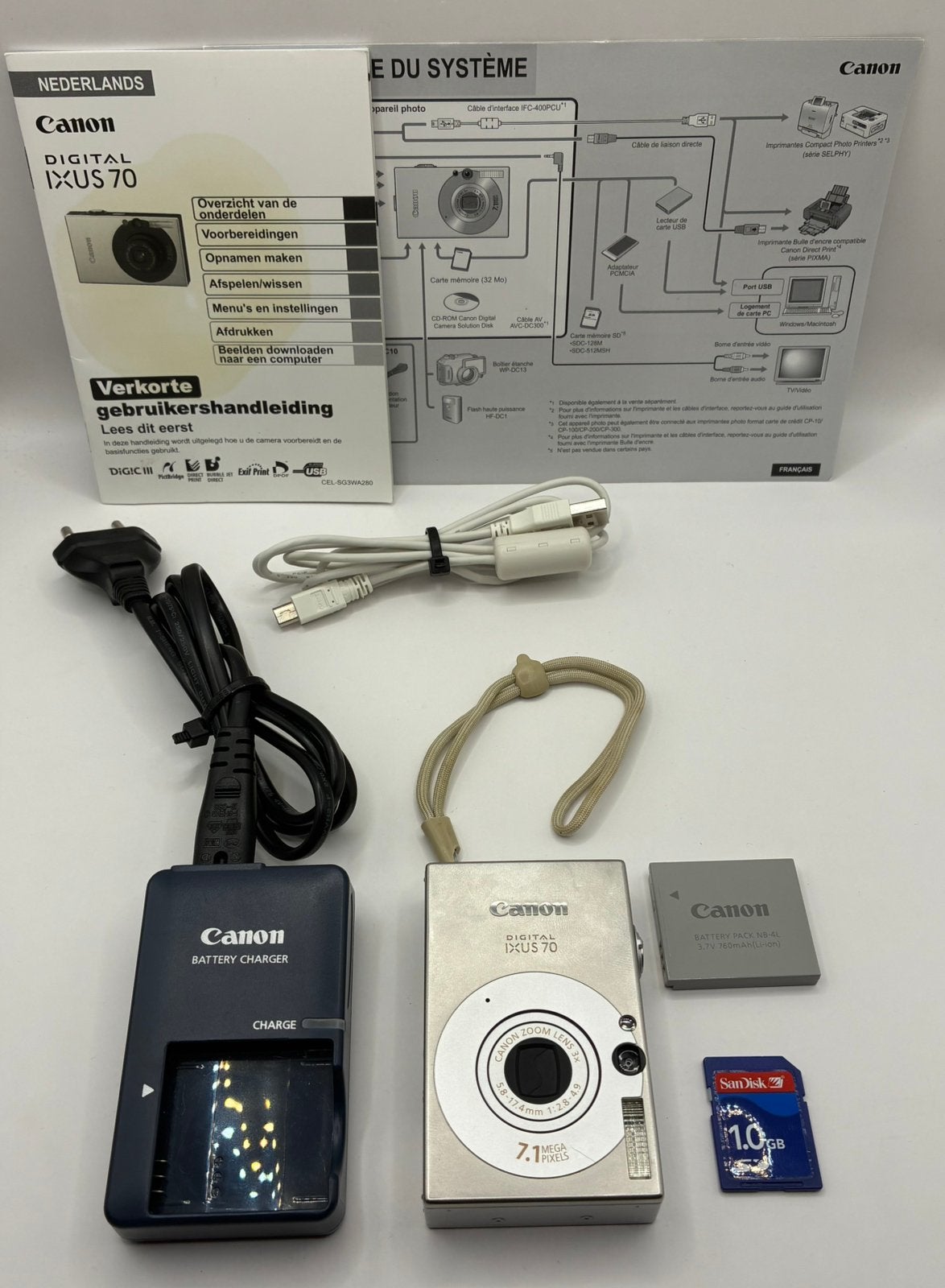 Canon IXUS 70 - compact camera, Ophalen of Verzenden, Zo goed als nieuw, Canon