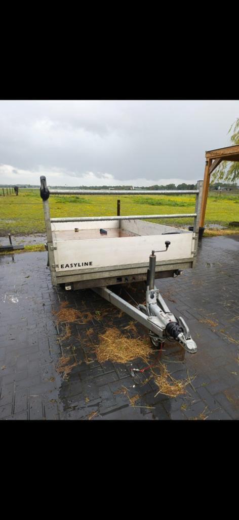 TE HUUR: Easyline kiep aanhangwagen, Ophalen of Verzenden