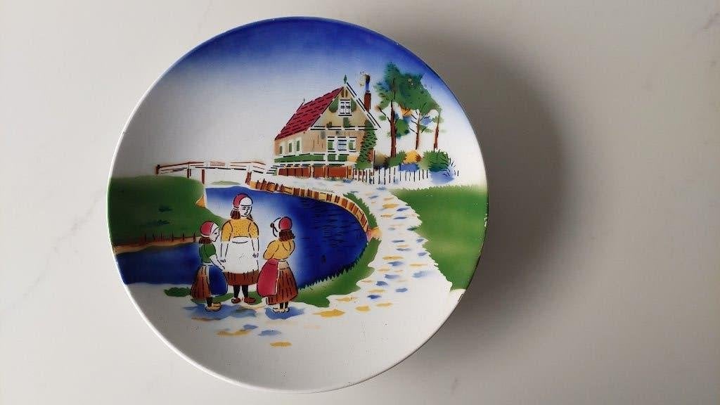 Chodziez Wandbord - Kleur - Hollands landschap - 30cm, Ophalen of Verzenden