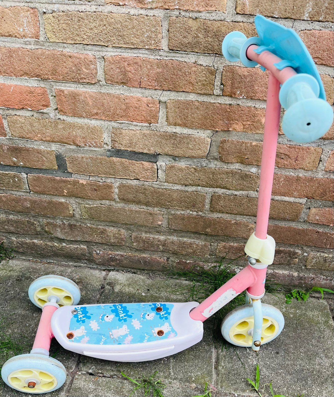 Roze peppa kinderstep met 3 wielen - Gebruikt, Ophalen, Gebruikt, Gewone step