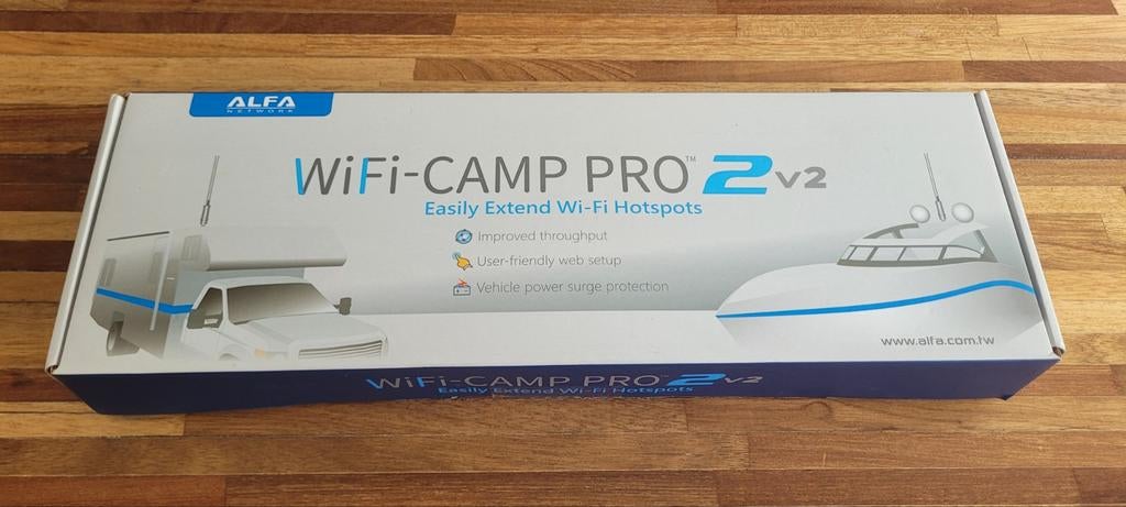 Alfa Network WiFi Camp Pro 2v2 - Hotspot Extender, Ophalen of Verzenden, Nieuw, Router, Alfa Network