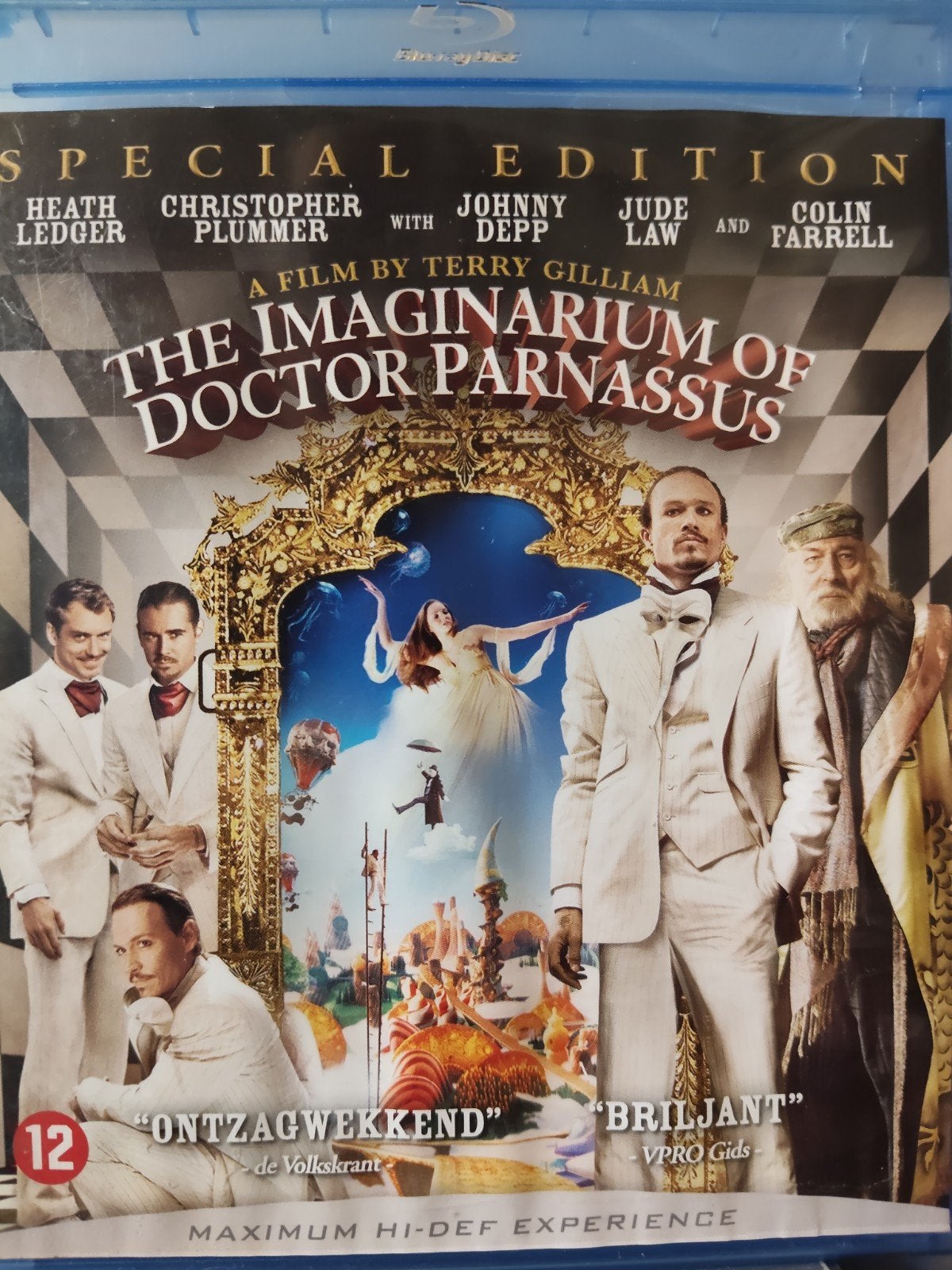 The Imaginarium of Doctor Parnassus Bluray NL ZG!!, Ophalen of Verzenden, Zo goed als nieuw, Avontuur