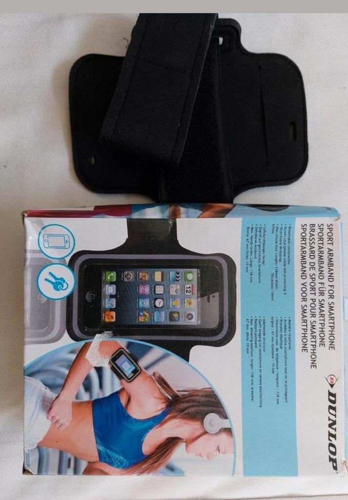 Nieuwe Dunlop Sportarmband voor Smartphone, Ophalen, Nieuw, Universeel (o.a. iPhone), Overige accessoires