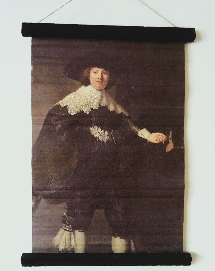Antiek schilderij portret poster wandposter Marten Soolmans, Verzenden, Klassiek, Portret of Personen