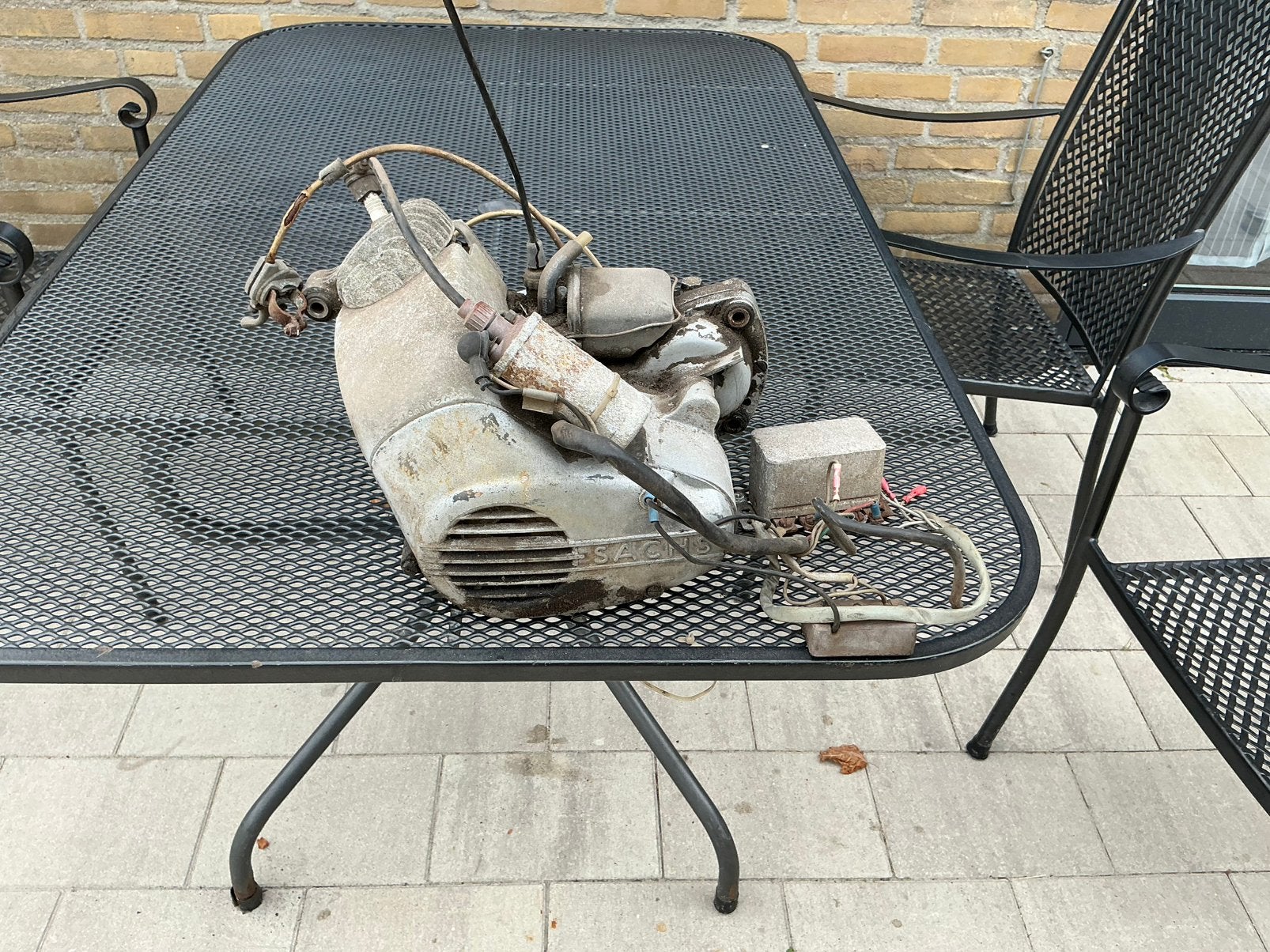 Uniek zeldzaam saxonette blok met dyno start, Ophalen, Zo goed als nieuw, Overige typen, Overige merken