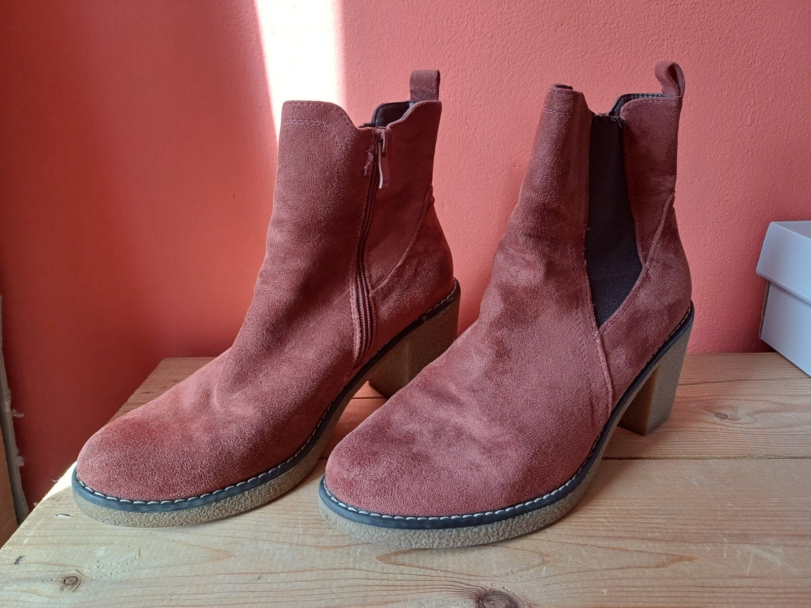 Maat 41 enkellaarzen, Kleding | Dames, Schoenen, Ophalen of Verzenden, Zo goed als nieuw, Zwart