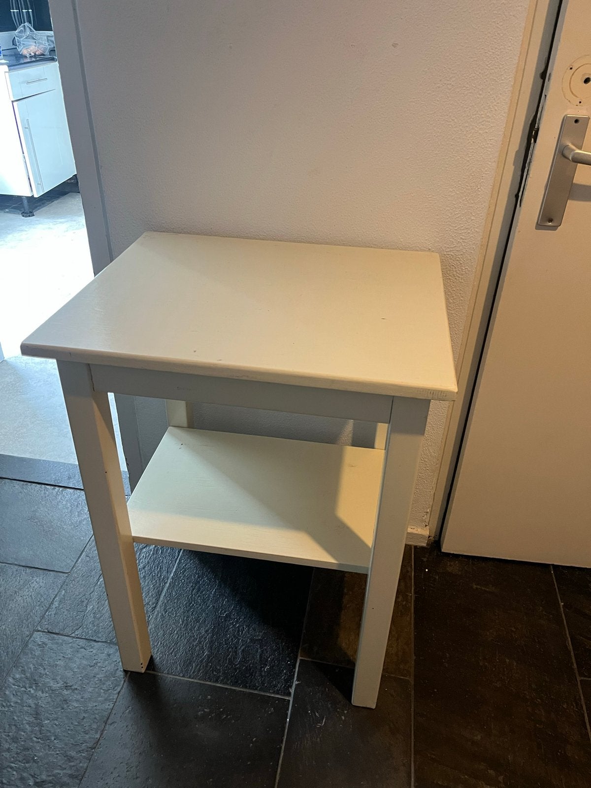 Gratis tafeltje, Minder dan 55 cm, Gebruikt, Vierkant, Hout