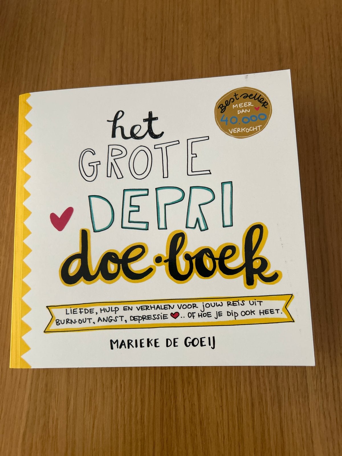 Het Grote Depri Doe-Boek - Marieke de Goeij, Ophalen of Verzenden, Zo goed als nieuw