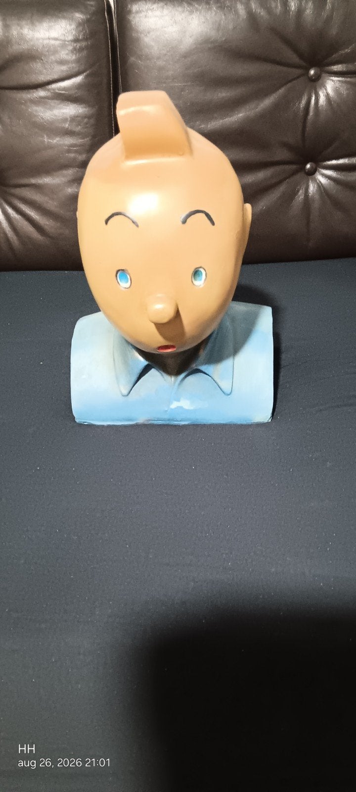 Vintage Kuifje-Hergé - 1972, 33 cm hoog, Ophalen of Verzenden, Gebruikt