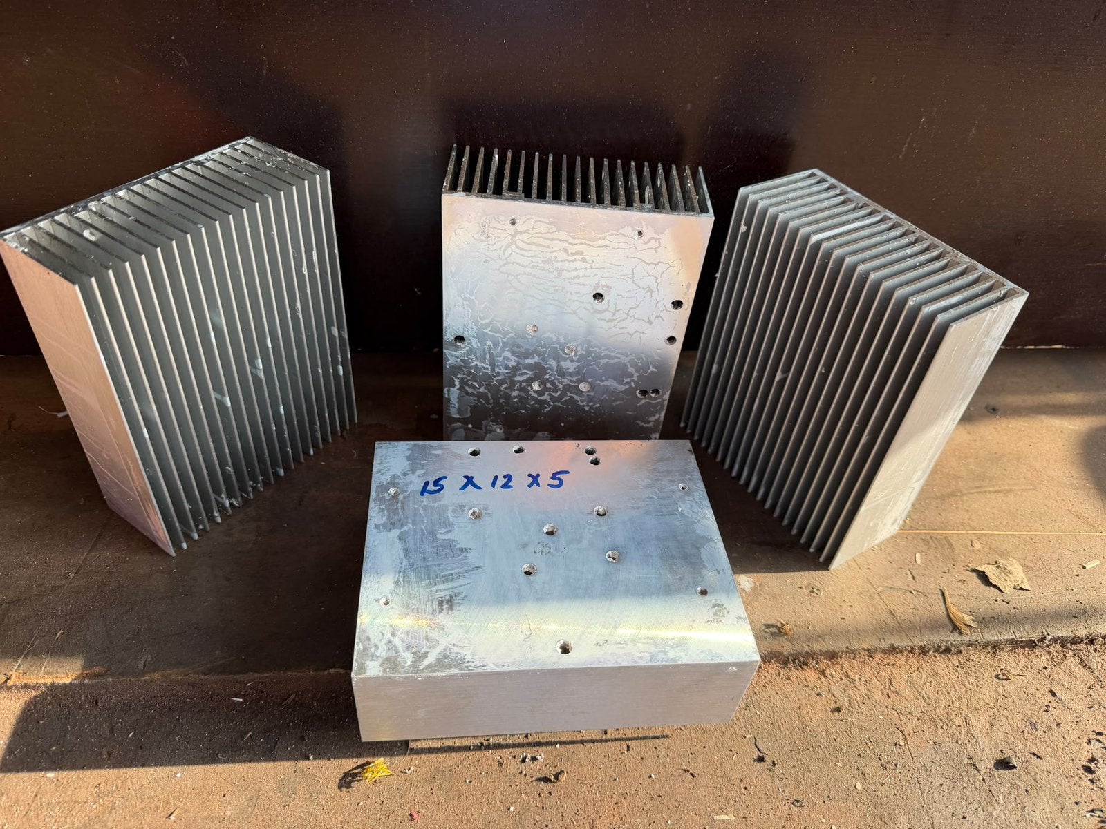 Aluminium koelblok 15x12x5 CM, Ophalen, Gebruikt