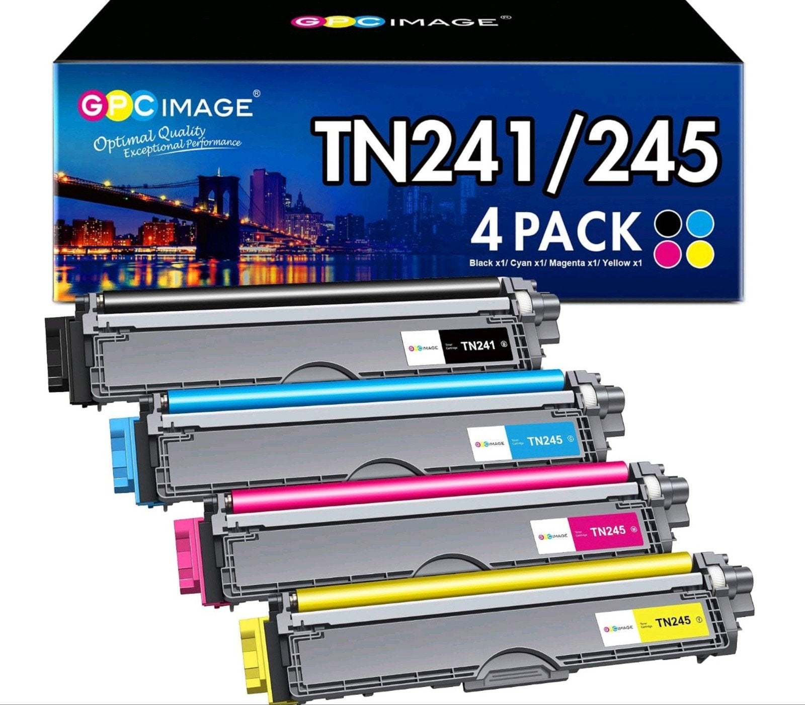 Nieuw in doos. Brother Toner TN241/TN245 pack of 4, Ophalen of Verzenden, Nieuw, Toner
