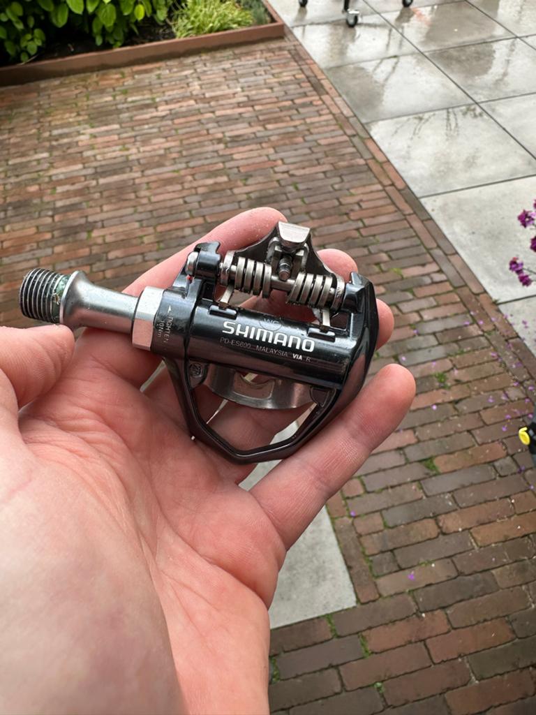 Shimano PD-ES600 SPD Pedalen - Zo goed als nieuw, Crankstel of Pedalen, Ophalen of Verzenden, Zo goed als nieuw, Aluminium