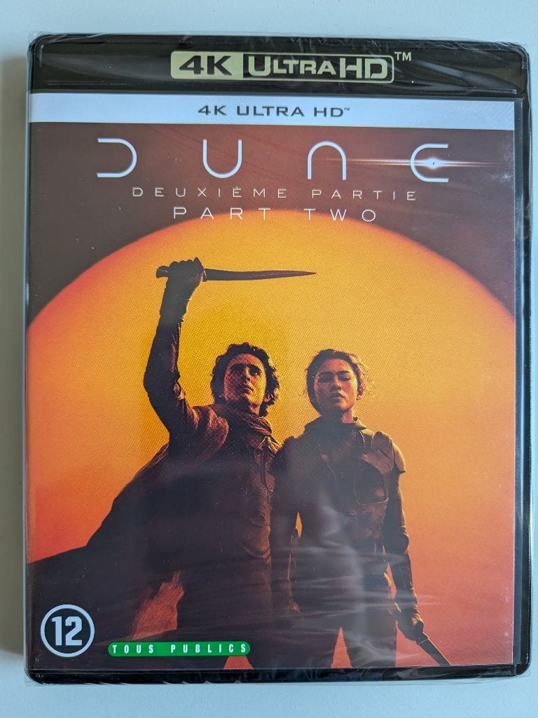 Dune: Part Two 4K Blu-ray NLO 4K388267, Cd's en Dvd's, Blu-ray, Ophalen of Verzenden, Nieuw in verpakking