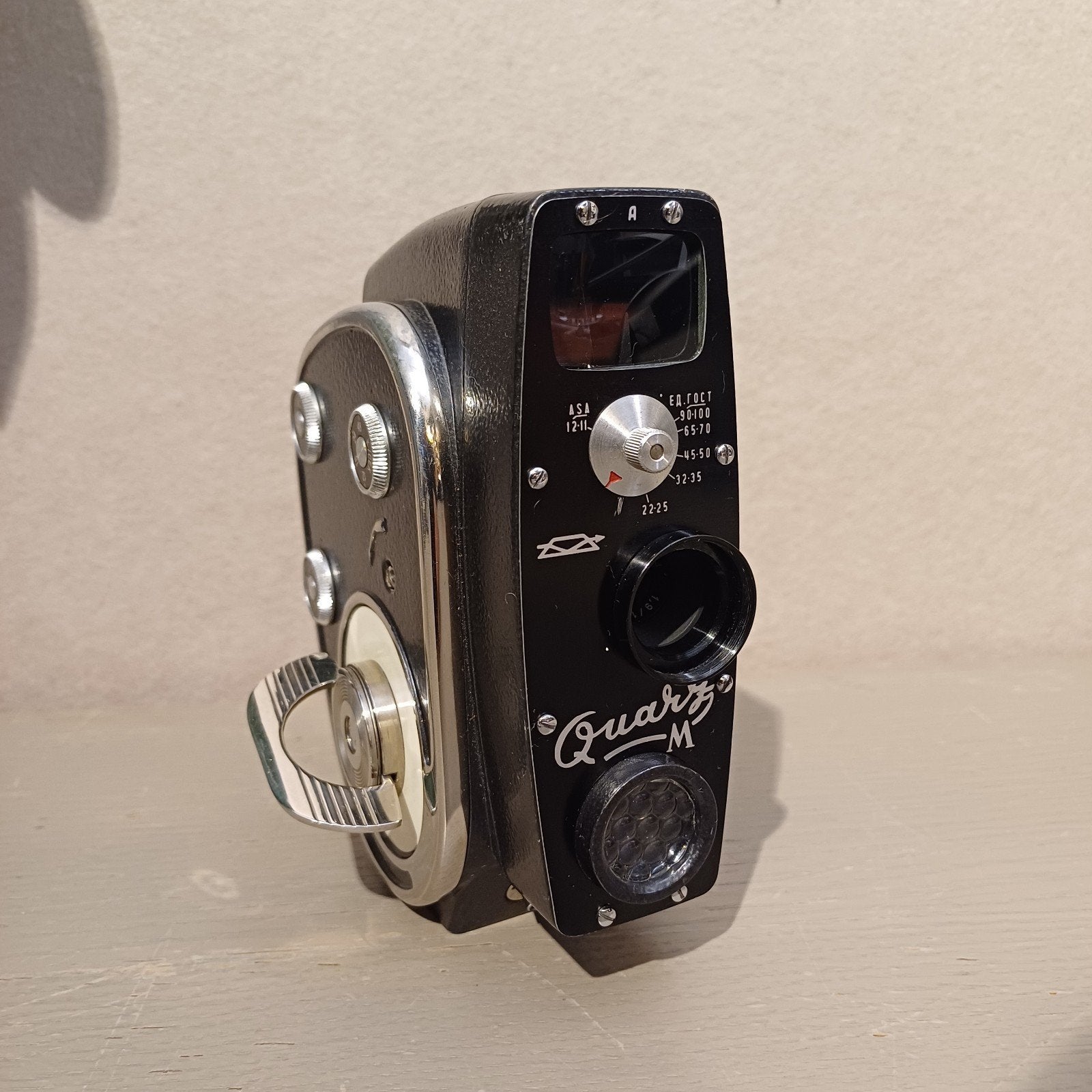 VINTAGE SOVJET QUARTZ 8 M 8MM WIND-UP CAMERA, Ophalen of Verzenden, 1940 tot 1960, Filmcamera