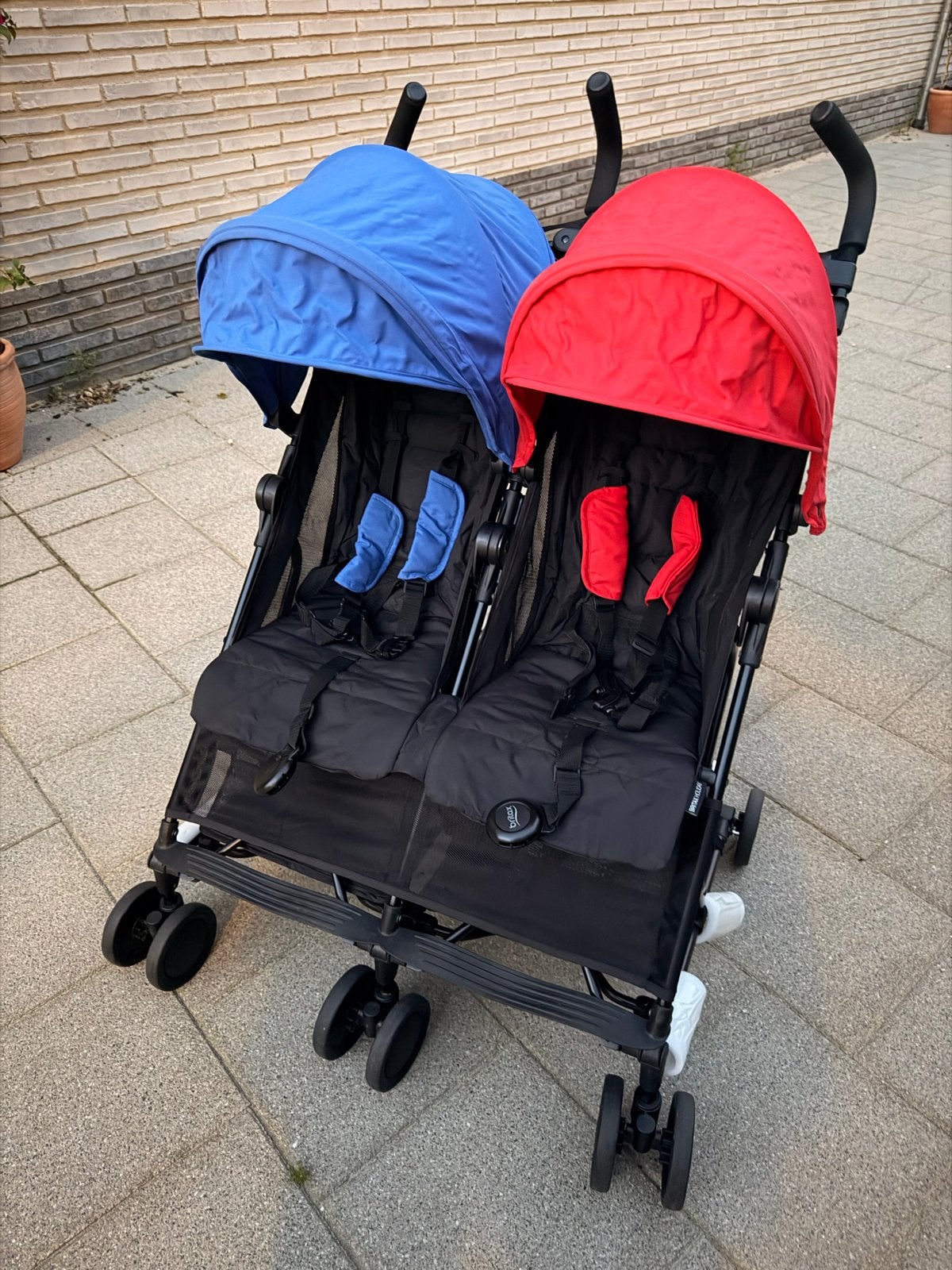 ALS NIEUW!! Britax Römer Holiday Double Buggy - Duowagen, Kinderen en Baby's, Ophalen of Verzenden, Zo goed als nieuw, Overige merken