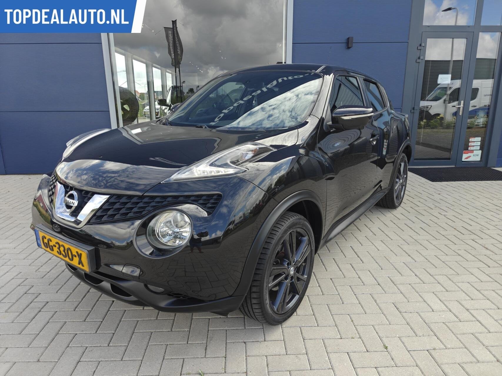 Nissan Juke 1.2 DIG-T S/S Trekh/Cruise/Navi/Clima/Key, Auto's, Nissan, Voorwielaandrijving, 116 pk, Zwart, Bedrijf