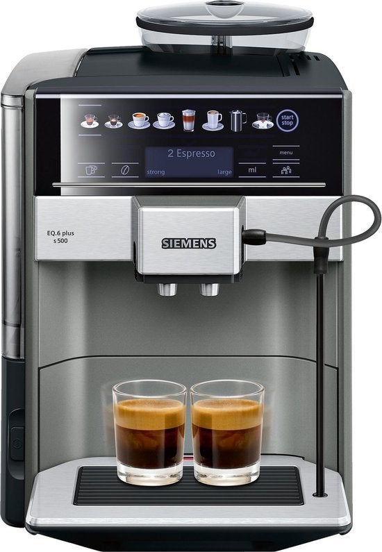 Siemens EQ6 Plus S500 - Volautomatische espressomachine