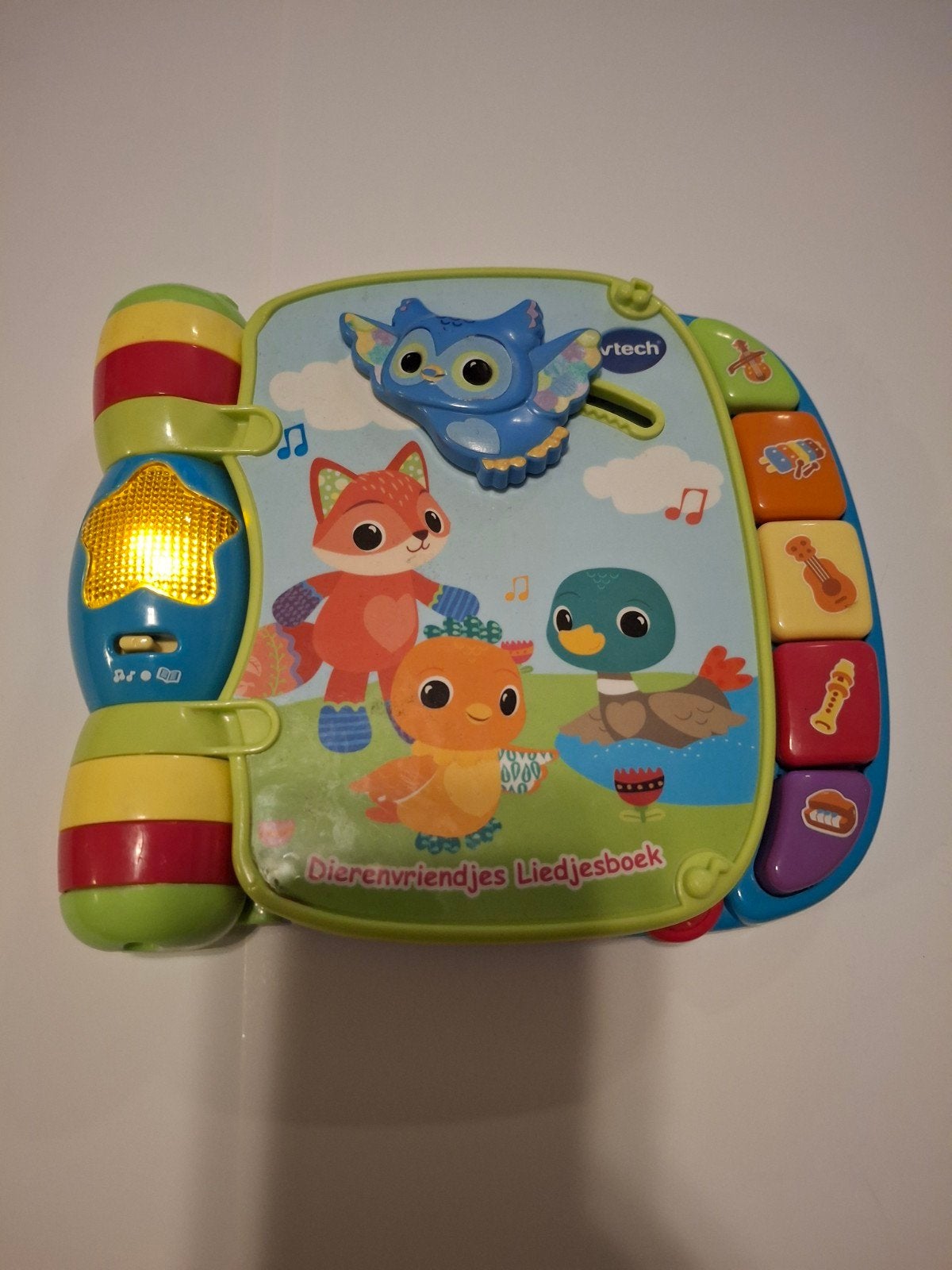 VTech Dierenvriendjes Liedjesboek met licht en geluid, Ophalen of Verzenden, Gebruikt, Overige typen, Met licht