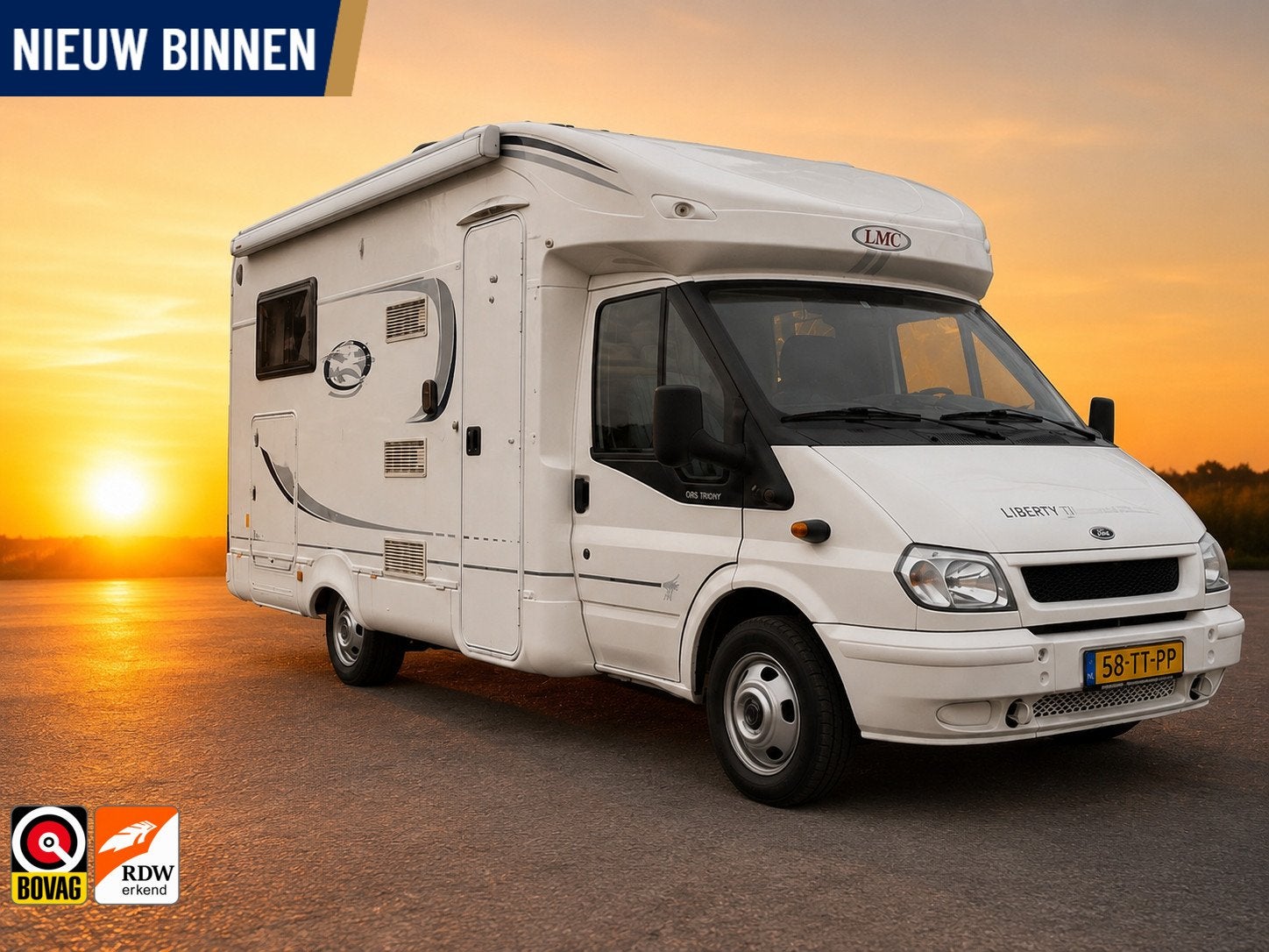 LMC Liberty TI 618 Automaat, Caravans en Kamperen, Automaat, Tot en met 2, 6 tot 7 meter, Bedrijf