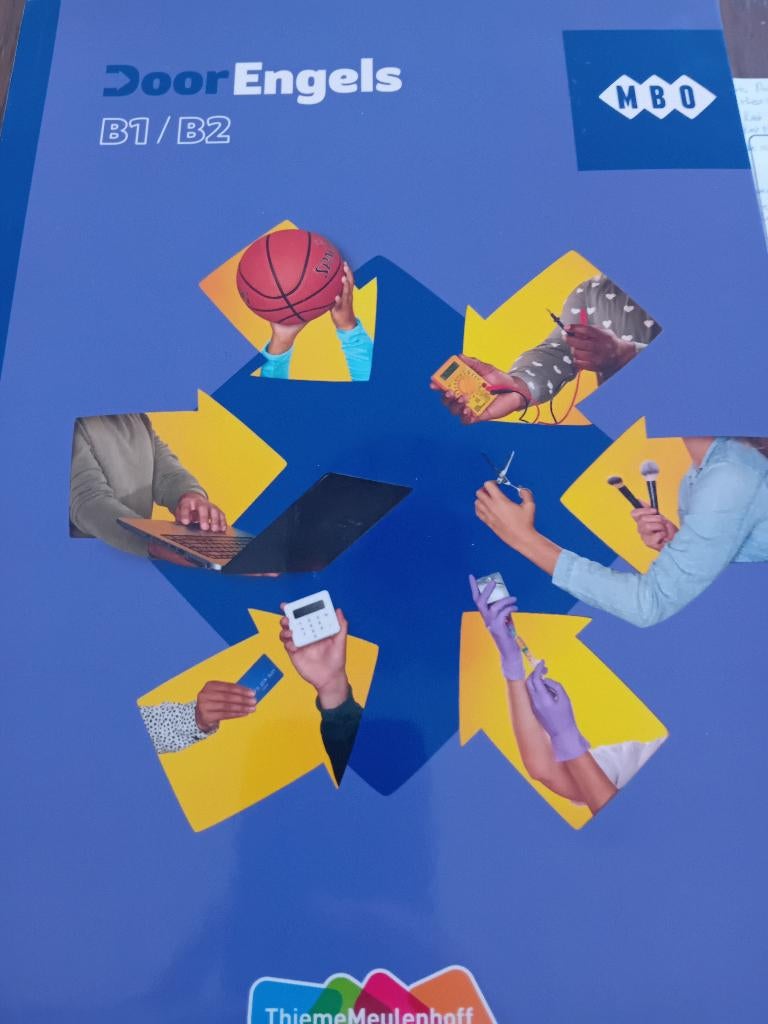 Door. Engels b1 b2, Ophalen, ThiemeMeulenhoff, Zo goed als nieuw, MBO