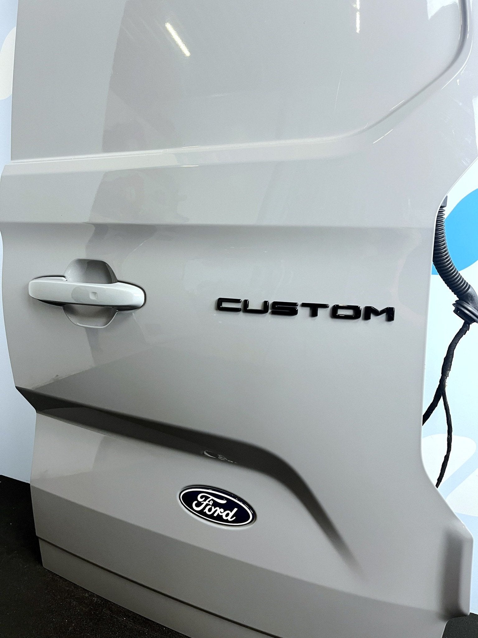 Achterdeur R Ford Transit Custom grijs PN4EG PZ31V40026AC, Gebruikt, -, Ophalen of Verzenden, Achter