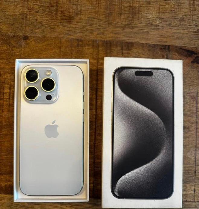Iphone 15 pro zeer nette staat, Wit, Zo goed als nieuw, IPhone 15 Pro, Ophalen