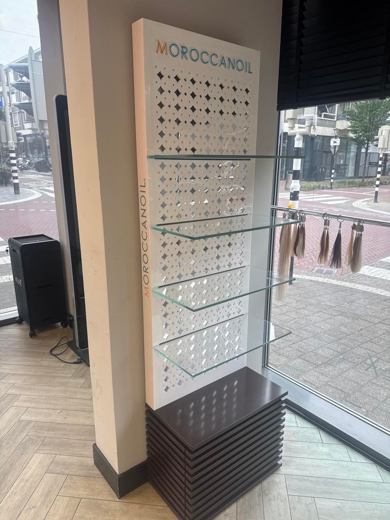 GRATIS OP TE HALEN Display Kast met Glazen Planken, Ophalen