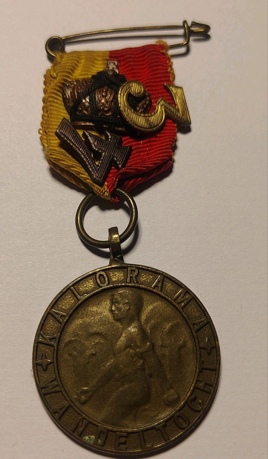 Kalorama Wandeltocht Medaille, Postzegels en Munten, Penningen en Medailles, Ophalen of Verzenden, Overige materialen