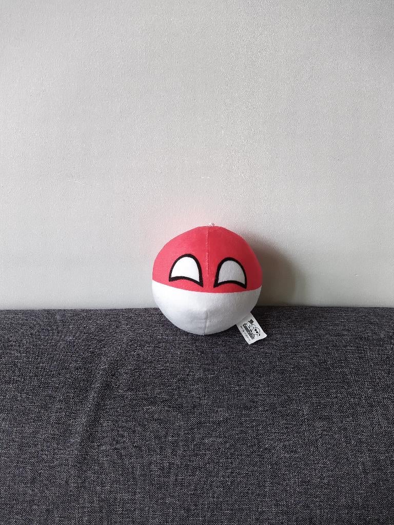 Countryball knuffels Polen, Ophalen of Verzenden, Nieuw, Overige typen