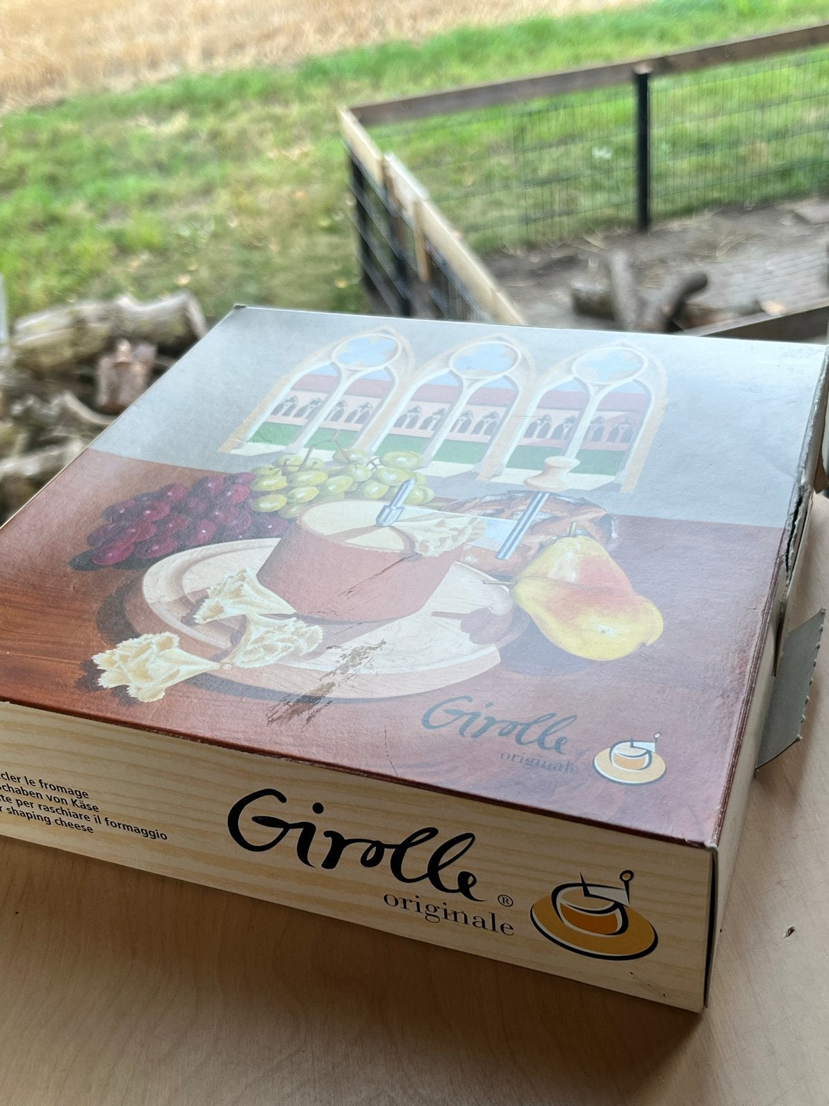 Girolle kaasschaaf - Tête de Moine kaaskruller NIEUW IN DOOS, Beige, Overige typen, Hout, Nieuw