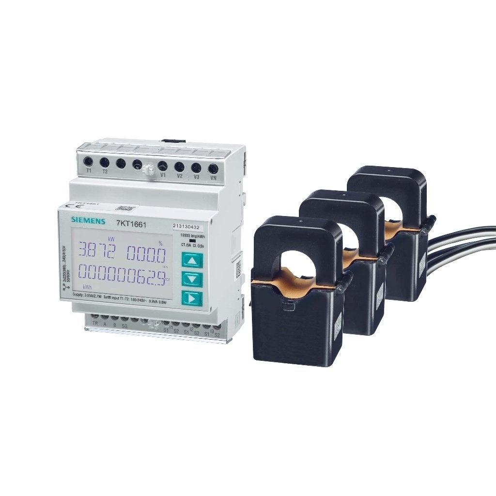 AMTRON KWH energiemeter met 3 spoelen, Verzenden, Nieuw